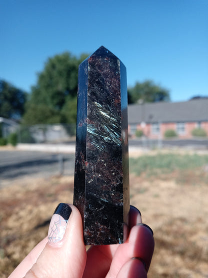 Blue Astrophyllite Points