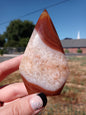 Carnilian & Quartz Arrow Head