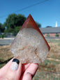 Carnilian & Quartz Arrow Head