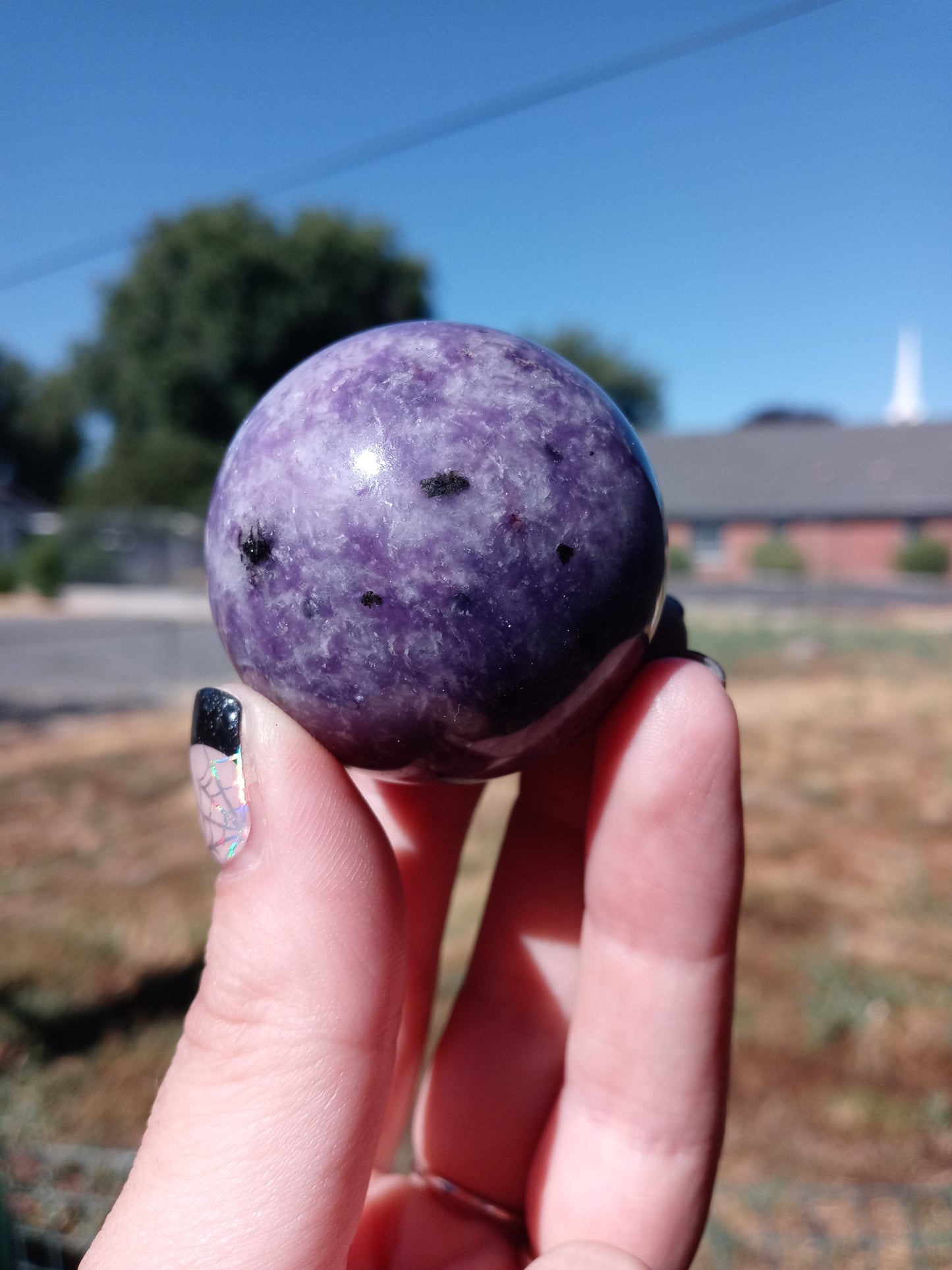 High Quality Lepidolite Sphere