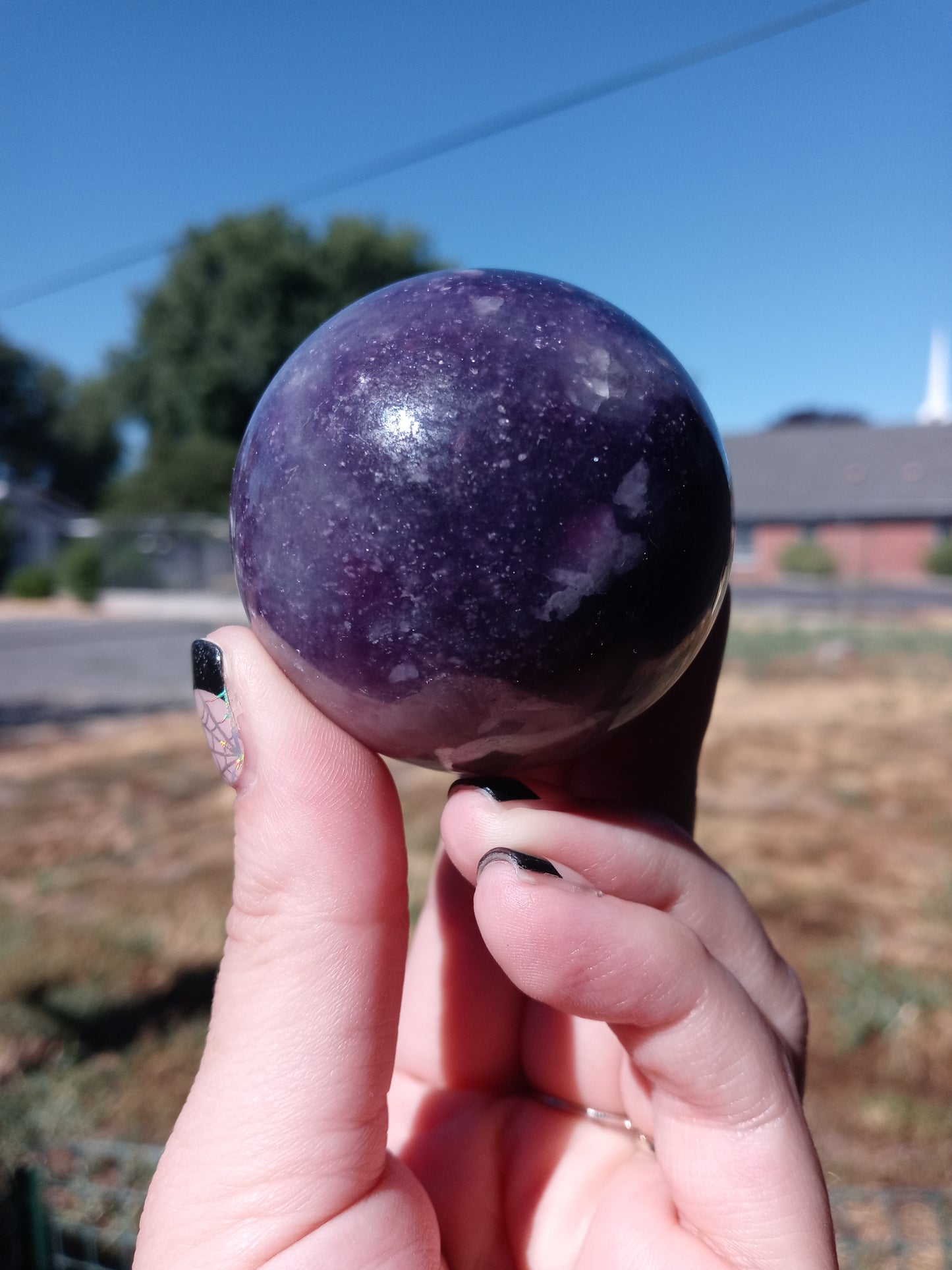 High Quality Lepidolite Sphere