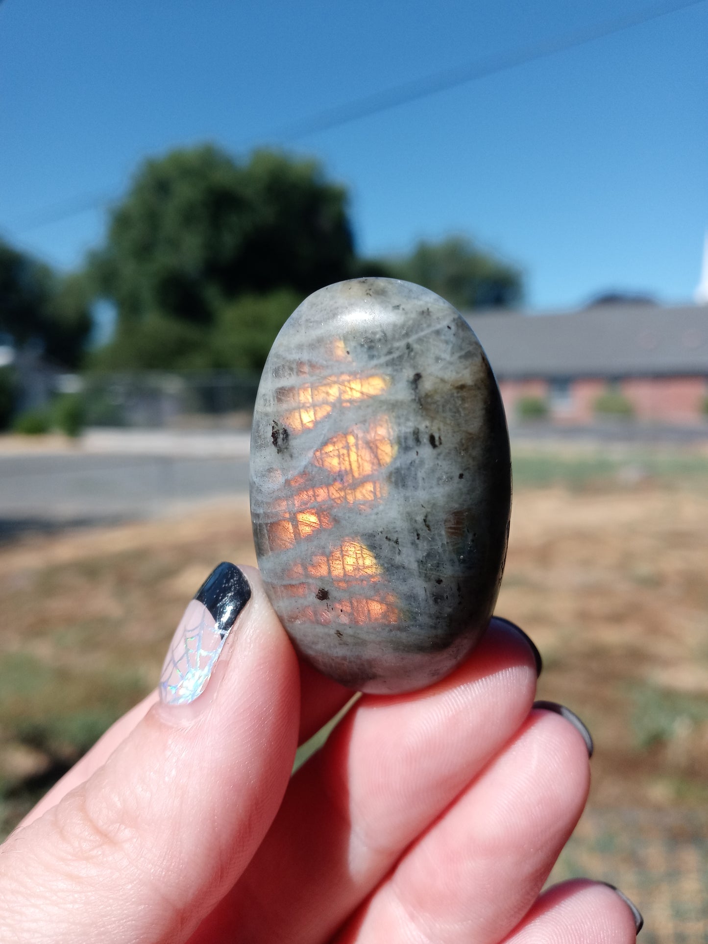 Labradorite Palm Stones