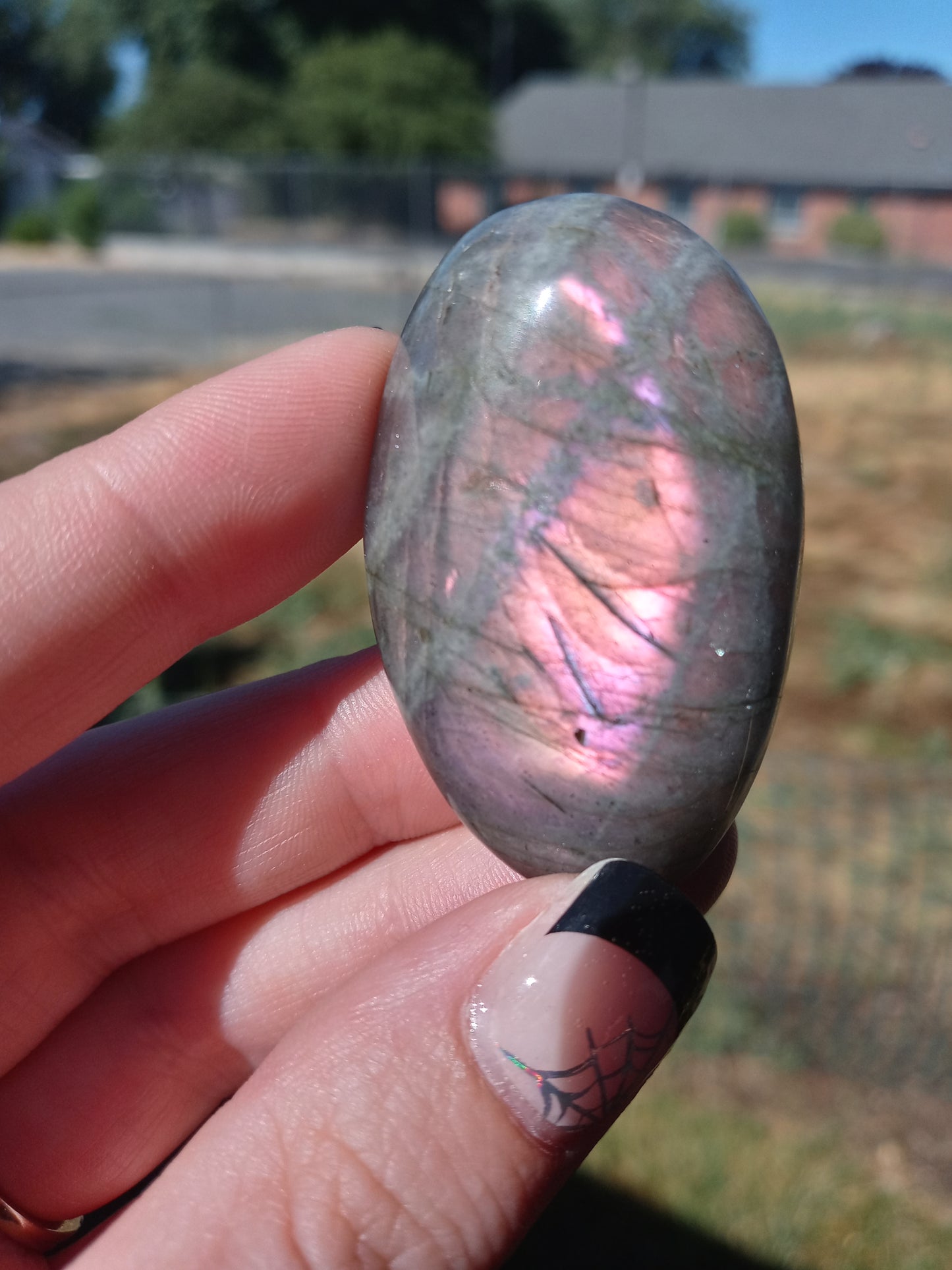 Labradorite Palm Stones